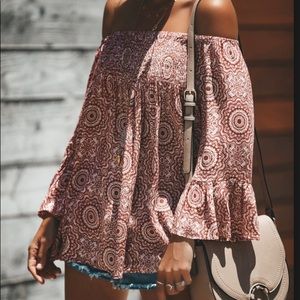 Lucia Off the shoulder VICI shirt BRAND NEW